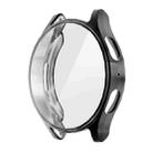 For Samsung Galaxy Watch7 44mm ENKAY Hat-Prince Full Coverage Electroplated Soft TPU Case with Screen Protection(Black) - 1