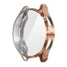 For Samsung Galaxy Watch7 44mm ENKAY Hat-Prince Full Coverage Electroplated Soft TPU Case with Screen Protection(Rose Gold) - 1