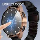 For Samsung Galaxy Watch7 44mm ENKAY Hat-Prince Full Coverage Electroplated Soft TPU Case with Screen Protection(Rose Gold) - 3