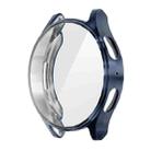 For Samsung Galaxy Watch7 40mm ENKAY Hat-Prince Full Coverage Electroplated Soft TPU Case with Screen Protection(Dark Blue) - 1