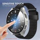 For Samsung Galaxy Watch7 40mm ENKAY Hat-Prince Full Coverage PC + Tempered Glass Film Integrated Watch Case(Gun Metal) - 3