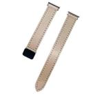 22mm Slim Magnetic Buckle Microfiber Leather Watch Band For Huawei Watch 4 Pro(Cream Apricot) - 2