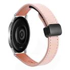 For Xiaomi Watch S3 22mm Slim Magnetic Buckle Microfiber Leather Watch Band(Sakura Pink) - 1