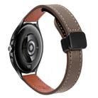 For Xiaomi Watch 2 Pro 22mm Slim Magnetic Buckle Microfiber Leather Watch Band(Mocha Brown) - 1