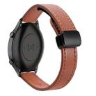 For Xiaomi Watch S2 22mm Slim Magnetic Buckle Microfiber Leather Watch Band(Caramel Macchiato) - 1