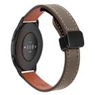 For Xiaomi Watch Color 2 22mm Slim Magnetic Buckle Microfiber Leather Watch Band(Mocha Brown) - 1