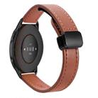 For Xiaomi Watch Color 2 22mm Slim Magnetic Buckle Microfiber Leather Watch Band(Caramel Macchiato) - 1