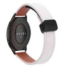 For Xiaomi Watch Sport 22mm Slim Magnetic Buckle Microfiber Leather Watch Band(Apricot) - 1