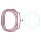 For Samsung Galaxy Watch Ultra 47mm ENKAY Hat-Prince Electroplated Hard PC Case + 0.2mm 9H Glass Screen Protector(Pink) - 1