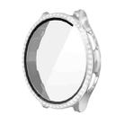 For Samsung Galaxy Watch7 44mm ENKAY Hat-Prince Blink Full Coverage PC + Tempered Glass Film Integrated Watch Case(Silver) - 1