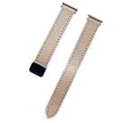 For Honor Watch Dream 22mm Slim Magnetic Buckle Microfiber Leather Watch Band(Cream Apricot) - 2