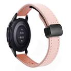 For Honor Watch GS Pro 22mm Slim Magnetic Buckle Microfiber Leather Watch Band(Sakura Pink) - 1