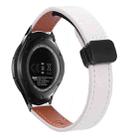 For Samsung Galaxy Gear S3 Frontier 22mm Slim Magnetic Buckle Microfiber Leather Watch Band(Apricot) - 1