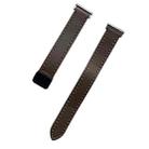 For Garmin Forerunner 265 22mm Slim Magnetic Buckle Microfiber Leather Watch Band(Caramel Macchiato) - 2