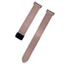 For Garmin Forerunner 255 22mm Slim Magnetic Buckle Microfiber Leather Watch Band(Sakura Pink) - 2