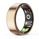 R11M SIZE 7 Smart Ring, Support Heart Rate / Blood Oxygen / Sleep / Multiple Sports Modes(Gold) - 1