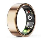 R11M SIZE 9 Smart Ring, Support Heart Rate / Blood Oxygen / Sleep / Multiple Sports Modes(Gold) - 1