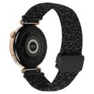 For Huawei Watch GT 4 41mm 18mm Magnetic Buckle Braided Watch Band(Stars Black) - 2