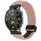 For Huawei Watch GT 4 41mm 18mm Magnetic Buckle Braided Watch Band(Starlight Pink) - 1