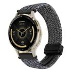 For Garmin Venu 3S 18mm Magnetic Buckle Braided Watch Band(Metal Gray) - 1