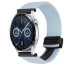 For Huawei Watch GT 3 42mm 20mm Magnetic Buckle Braided Watch Band(Blue) - 1