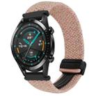 For Huawei Watch GT 2 42mm 20mm Magnetic Buckle Braided Watch Band(Starlight Pink) - 1