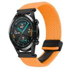 For Huawei Watch GT 2 42mm 20mm Magnetic Buckle Braided Watch Band(Orange) - 1