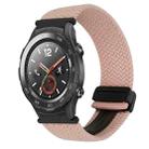 For Huawei Watch 2 20mm Magnetic Buckle Braided Watch Band(Pink) - 1