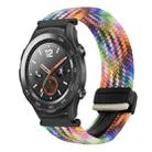 For Huawei Watch 2 20mm Magnetic Buckle Braided Watch Band(Colorful) - 1