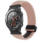 For Huawei Watch 2 20mm Magnetic Buckle Braided Watch Band(Starlight Pink) - 1