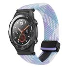 For Huawei Watch 2 20mm Magnetic Buckle Braided Watch Band(Violet) - 1