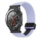 For Huawei Watch 2 20mm Magnetic Buckle Braided Watch Band(Purple) - 1