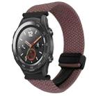 For Huawei Watch 2 20mm Magnetic Buckle Braided Watch Band(Smoky Purple) - 1