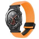 For Huawei Watch 2 20mm Magnetic Buckle Braided Watch Band(Orange) - 1