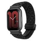 For Amazfit Active Magnetic Buckle 20mm Braided Watch Band(Stars Black) - 1