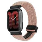 For Amazfit Active Magnetic Buckle 20mm Braided Watch Band(Starlight Pink) - 1