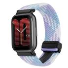 For Amazfit Active Magnetic Buckle 20mm Braided Watch Band(Violet) - 1