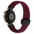 For Amazfit GTR Mini Magnetic Buckle 20mm Braided Watch Band(Wine Red) - 2