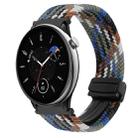 For Amazfit GTR Mini Magnetic Buckle 20mm Braided Watch Band(Denim Colorful) - 1