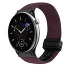 For Amazfit GTR Mini Magnetic Buckle 20mm Braided Watch Band(Crimson Cherry) - 1