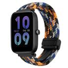 For Amazfit Bip 3 Pro Magnetic Buckle 20mm Braided Watch Band(Camouflage Colorful) - 1