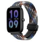 For Amazfit Bip 3 Pro Magnetic Buckle 20mm Braided Watch Band(Denim Colorful) - 1