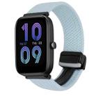 For Amazfit Bip 3 Pro Magnetic Buckle 20mm Braided Watch Band(Blue) - 1