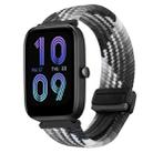 For Amazfit Bip 3 Pro Magnetic Buckle 20mm Braided Watch Band(Z Dark Chocolate) - 1