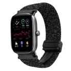 For Amazfit GTS4 Mini Magnetic Buckle 20mm Braided Watch Band(Stars Black) - 1