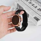 For Amazfit GTS4 Mini Magnetic Buckle 20mm Braided Watch Band(Starlight Black) - 3