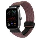 For Amazfit GTS4 Mini Magnetic Buckle 20mm Braided Watch Band(Smoky Purple) - 1