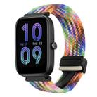 For Amazfit Bip 3 Magnetic Buckle 20mm Braided Watch Band(Colorful) - 1