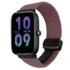 For Amazfit Bip 3 Magnetic Buckle 20mm Braided Watch Band(Smoky Purple) - 1