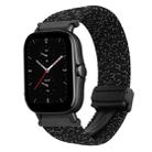 For Amazfit GTS 2e Magnetic Buckle 20mm Braided Watch Band(Stars Black) - 1